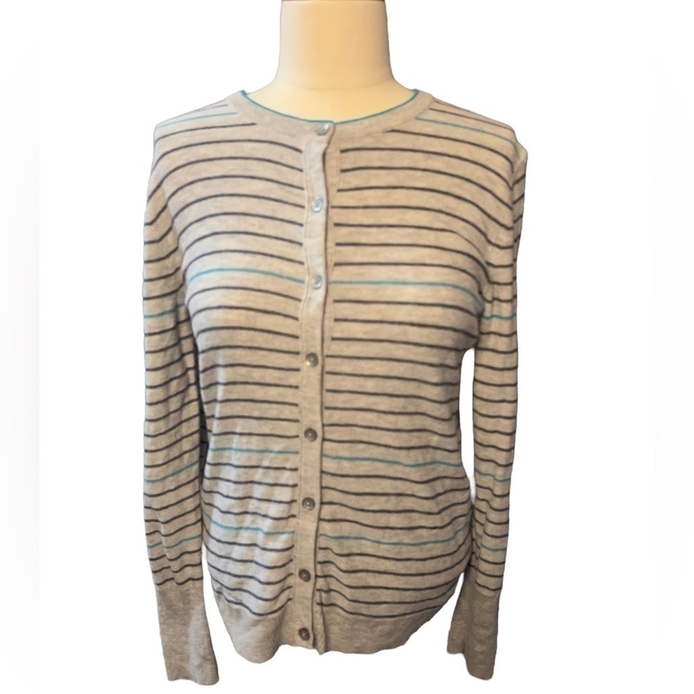 Eddie Bauer Striped Cardigan